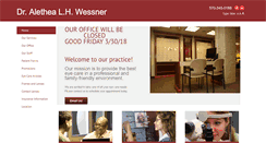 Desktop Screenshot of drwessner.com